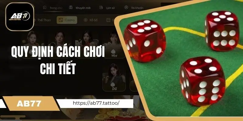 Quy định cách chơi chi tiết trong game tài xỉu